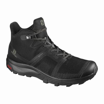 Pánské Trekové Boty Salomon OUTLINE PRISM MID GORE-TEX Černé SA78601-825